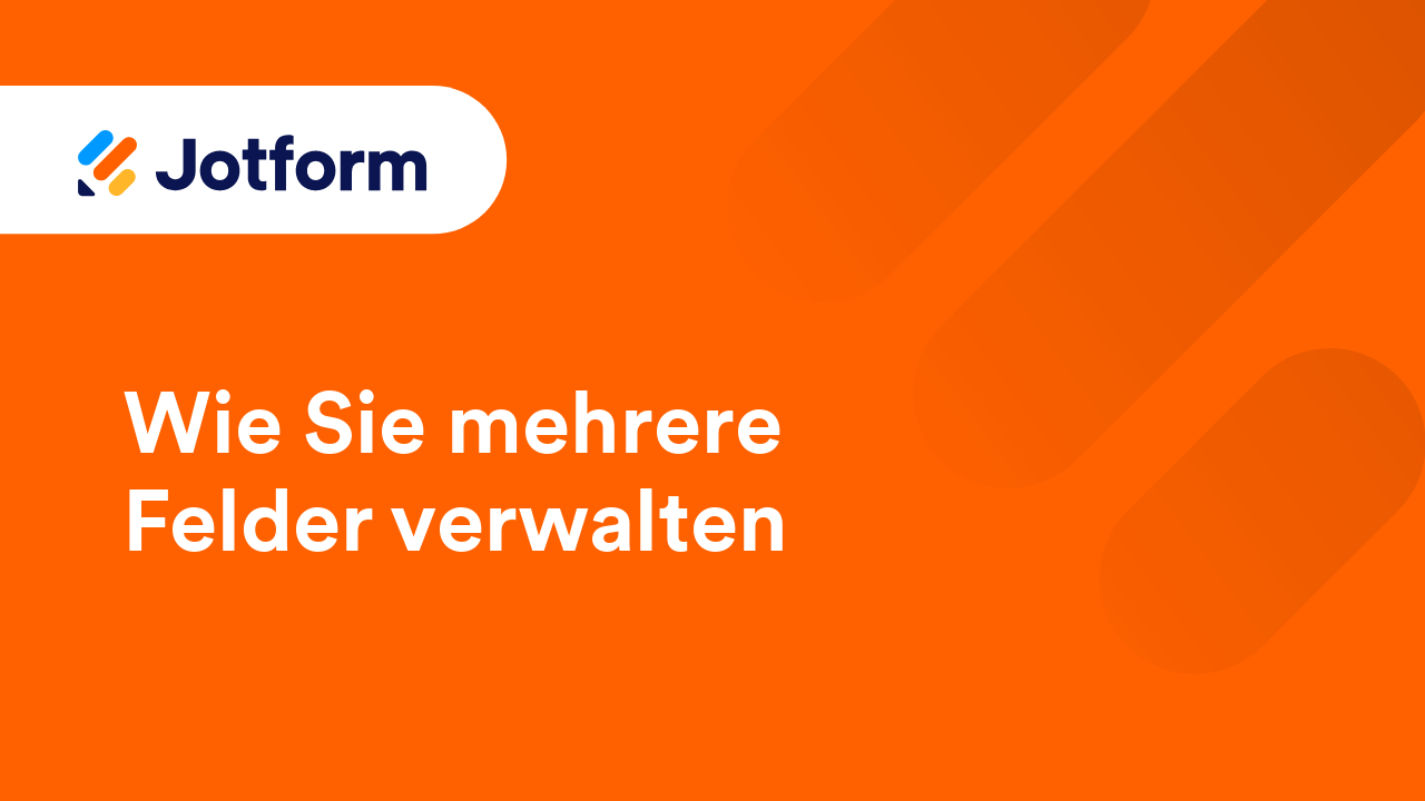 Formulare erstellen