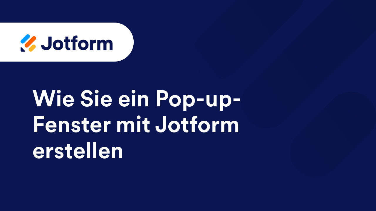 Formulare erstellen