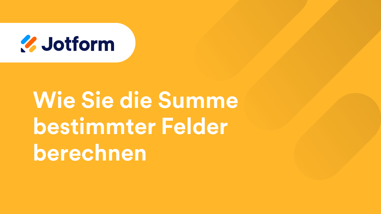 Jotform Tabellen