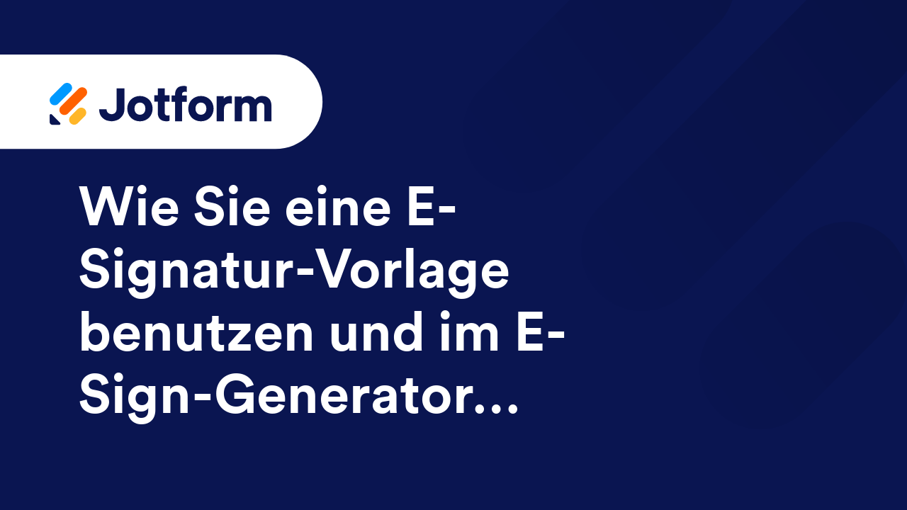 Jotform Sign