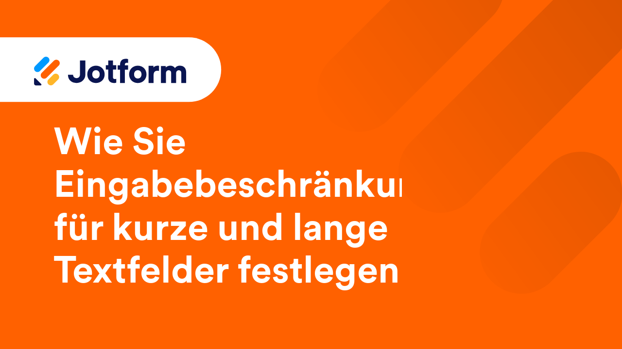 Formulare erstellen