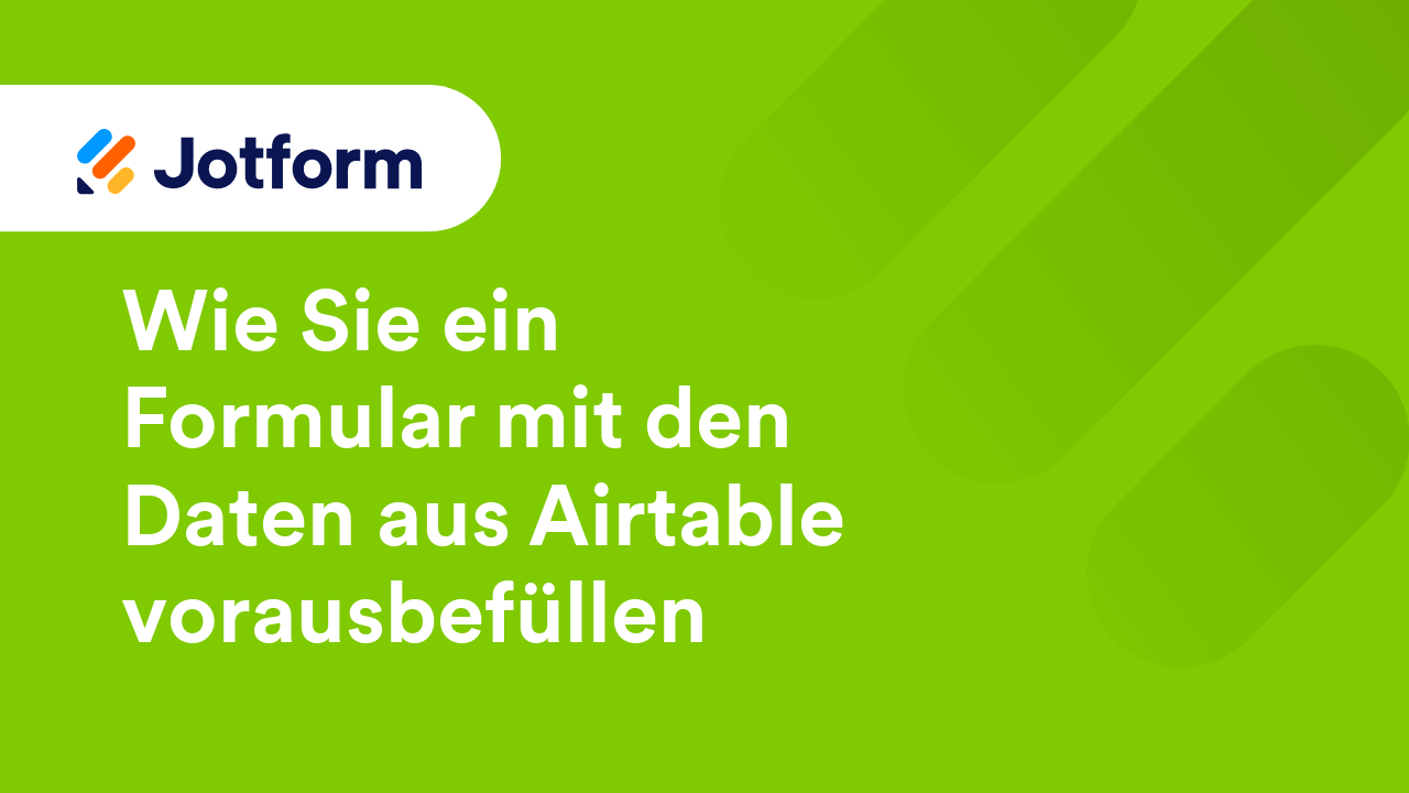 Jotform Prefill