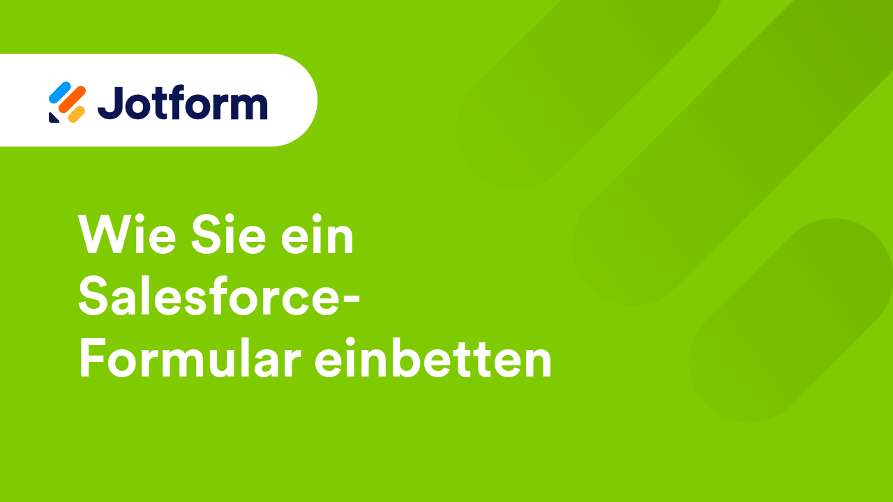 Jotform für Salesforce