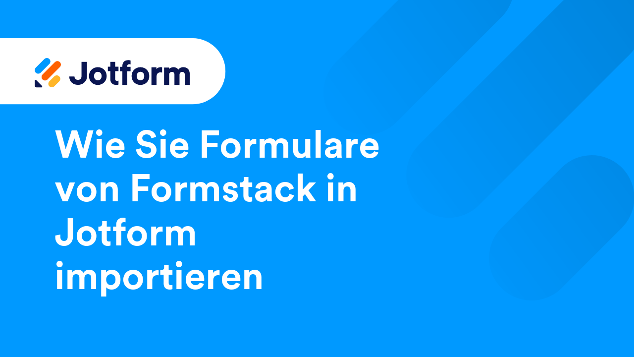 Formulare erstellen