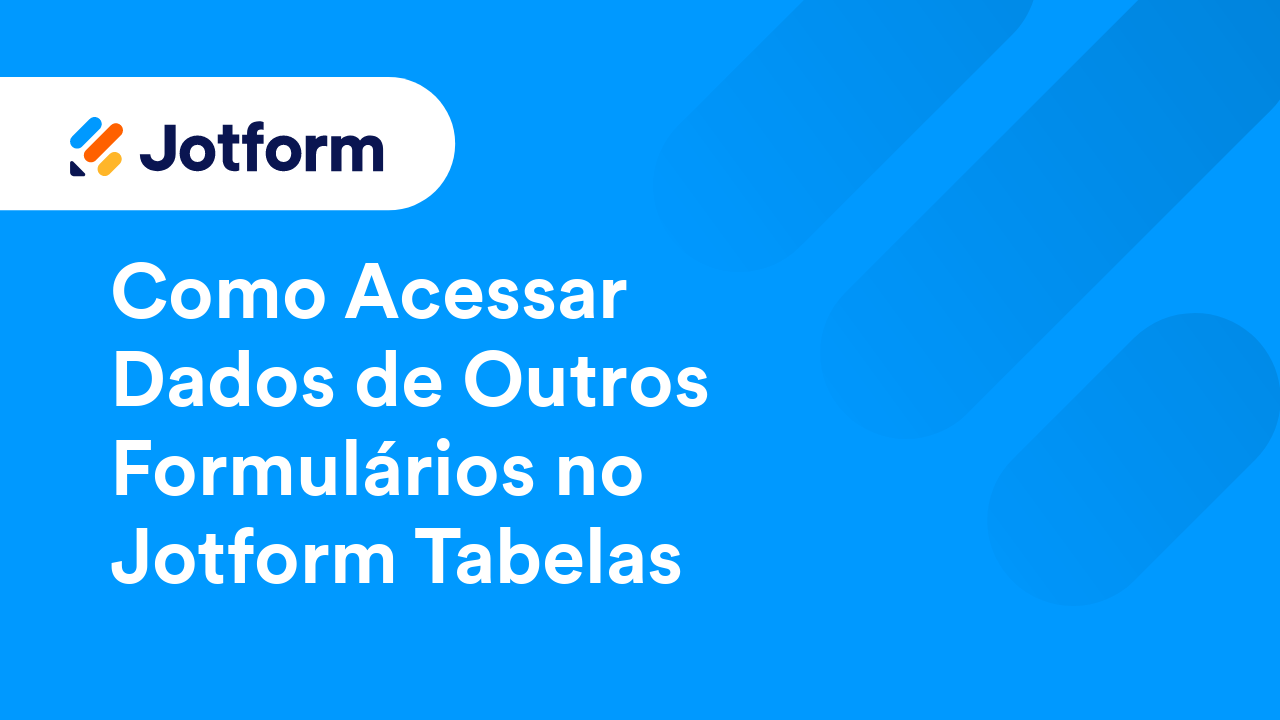 Jotform Tabelas