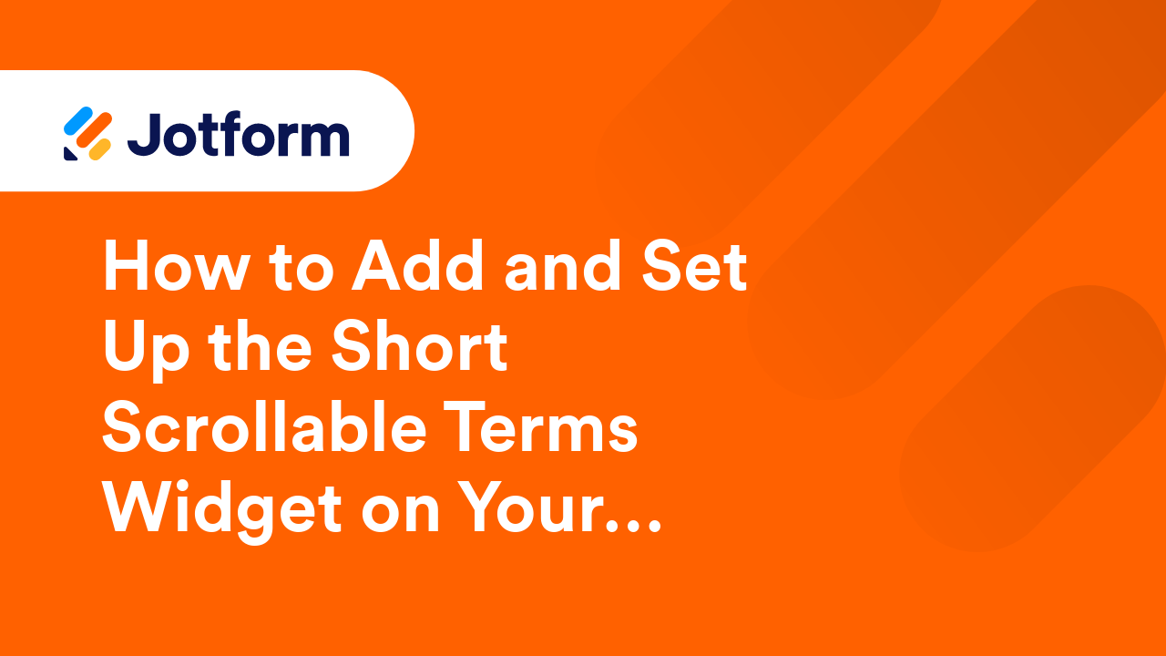 Jotform Widgets
