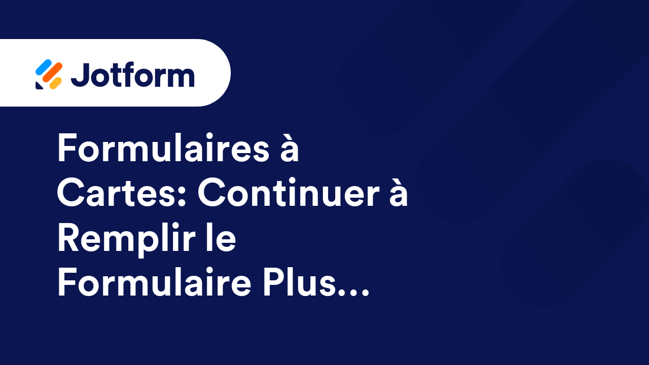 Formulaires format cartes