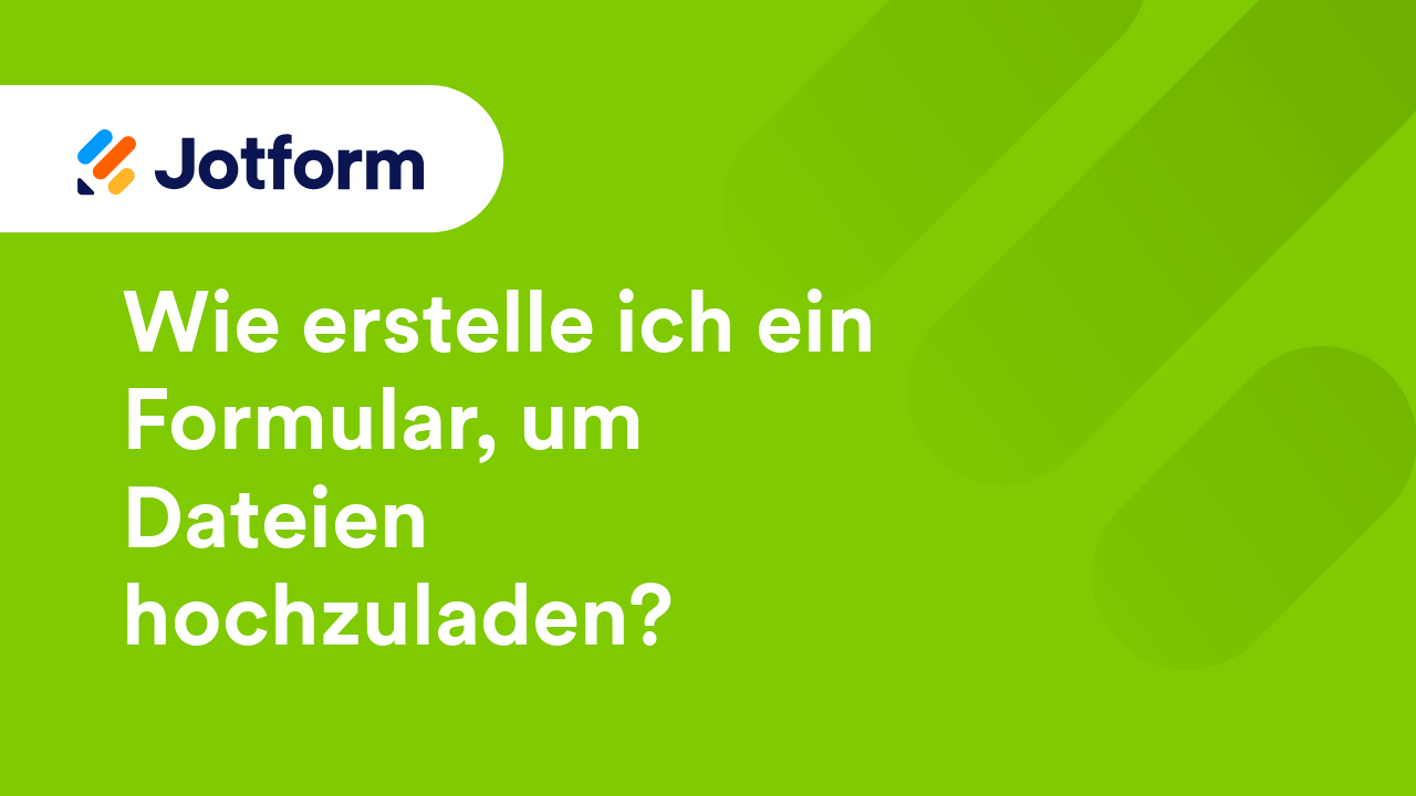 Formulare erstellen