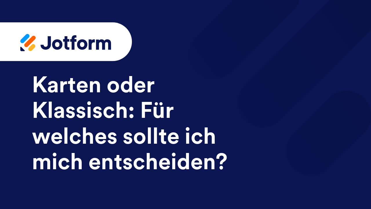 Kartenformulare