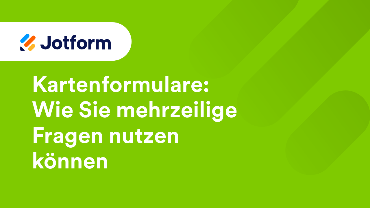 Kartenformulare