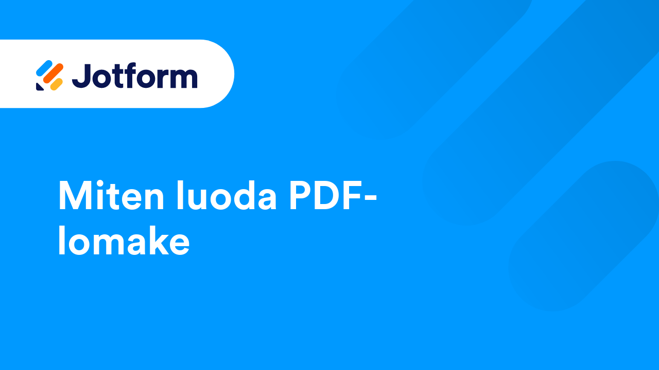 Luo lomakkeita