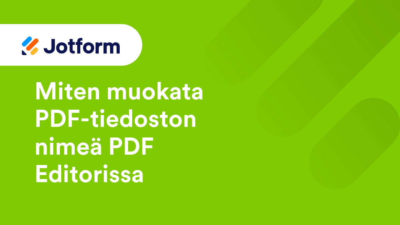 Luo huoliteltuja PDF-tiedostoja automaattisesti
