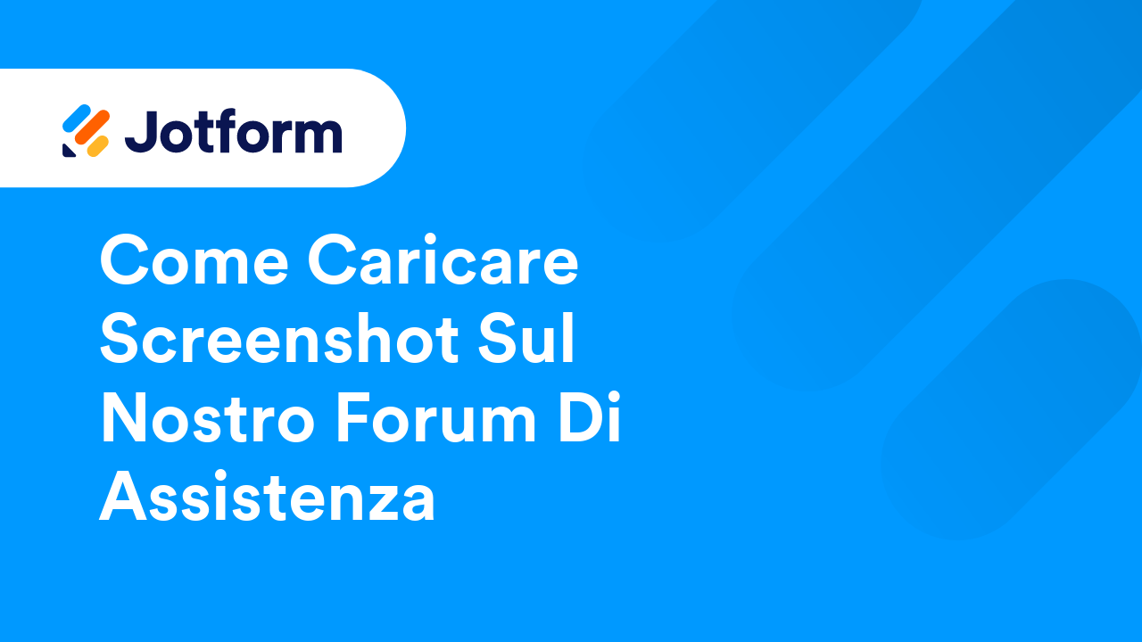 Primi Passi con Jotform