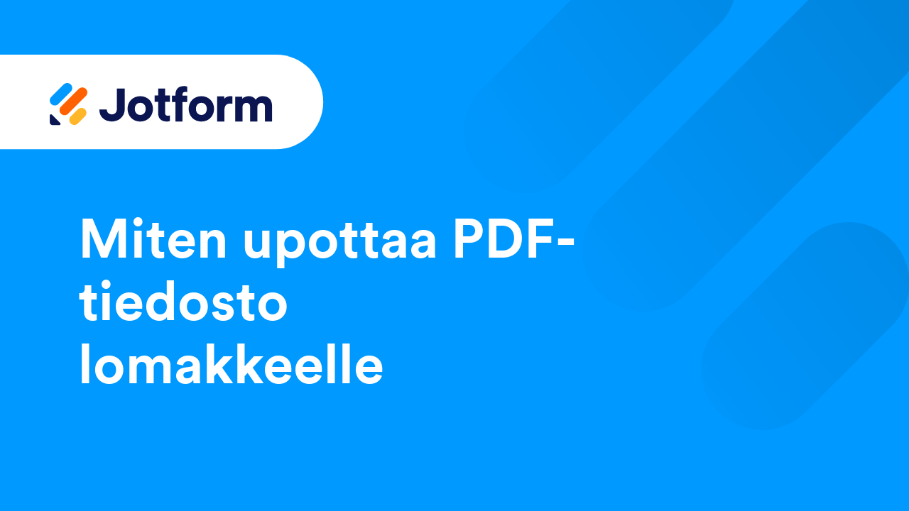 Luo lomakkeita