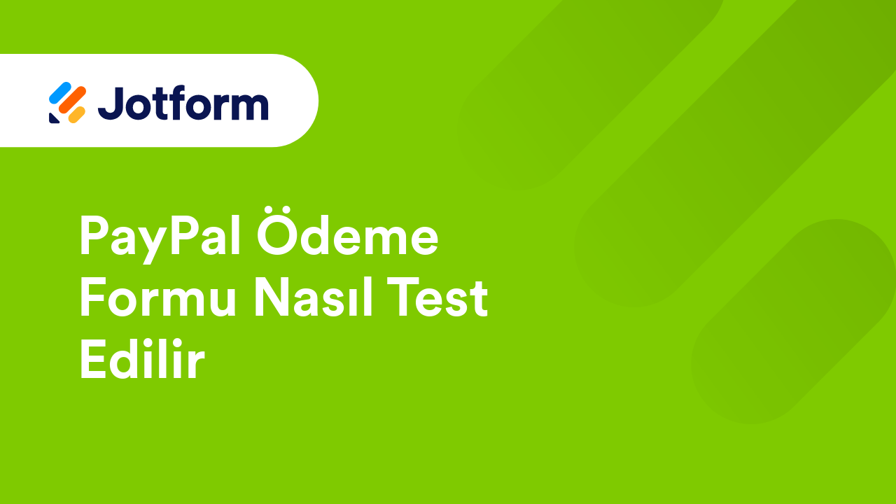 Ödeme Formları