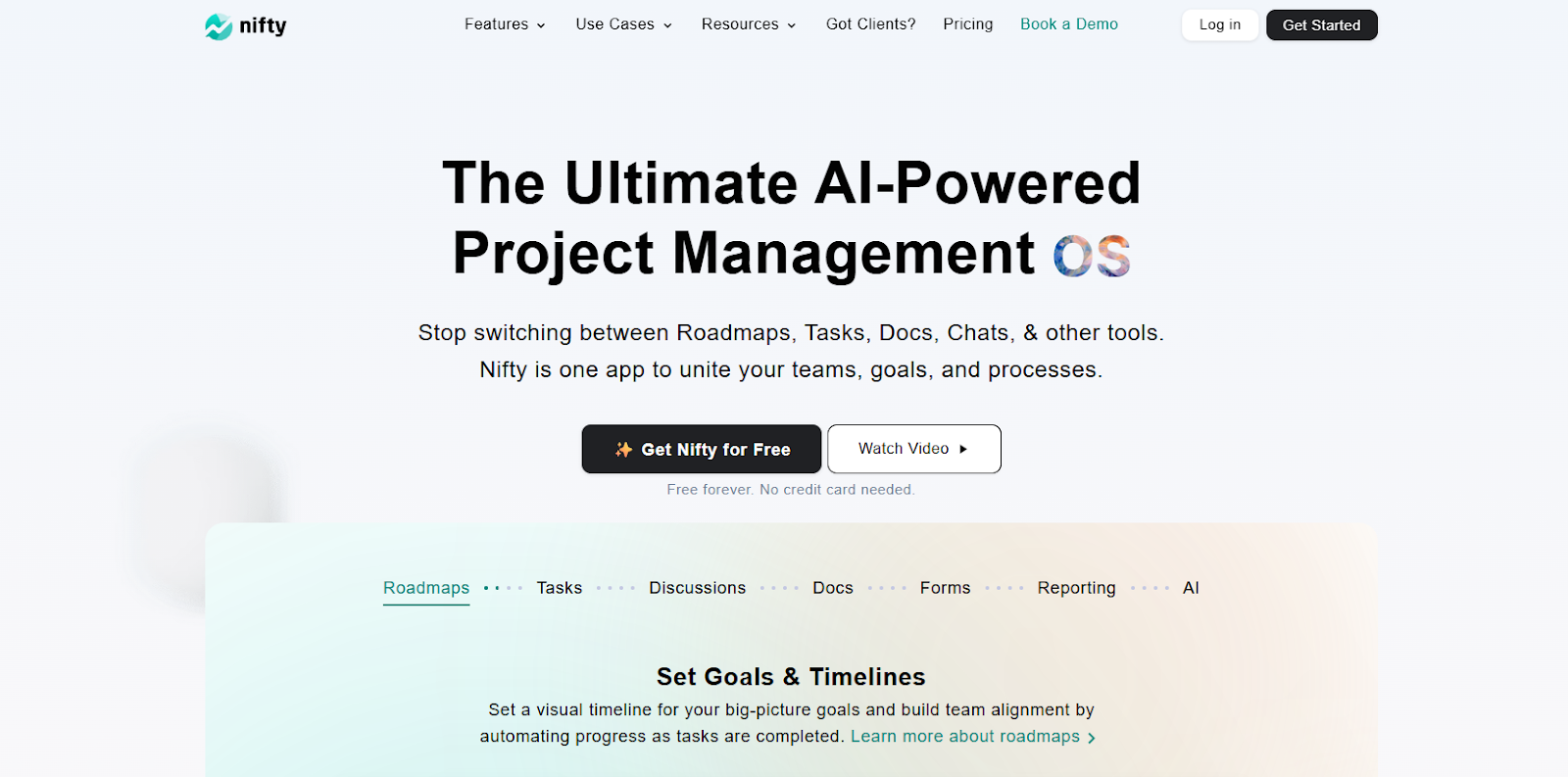 Nifty Landing Page