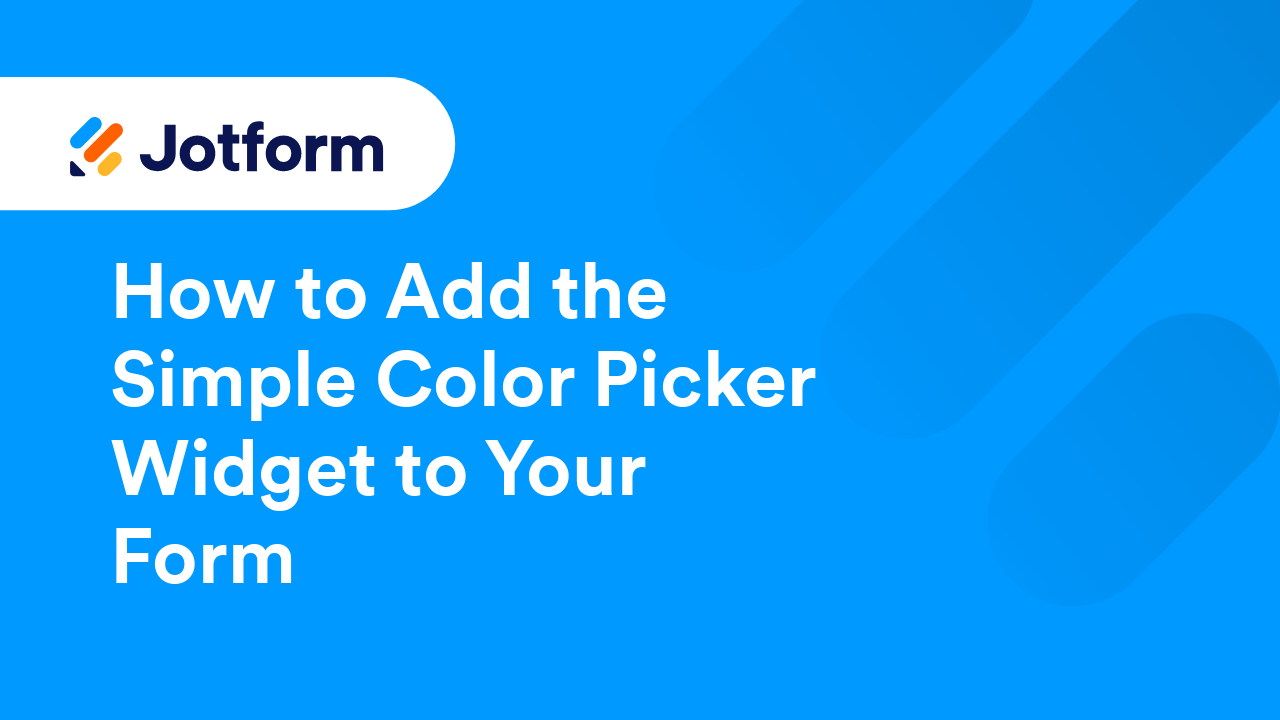 Jotform Widgets