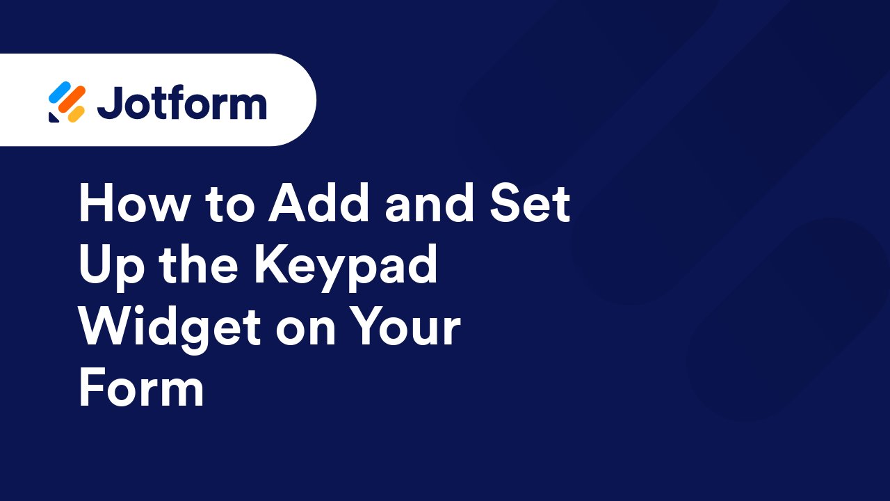 Jotform Widgets