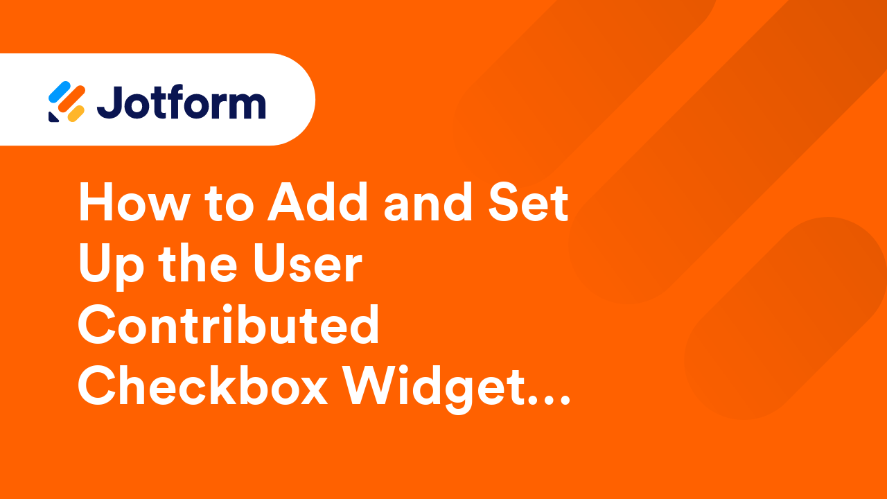 Jotform Widgets