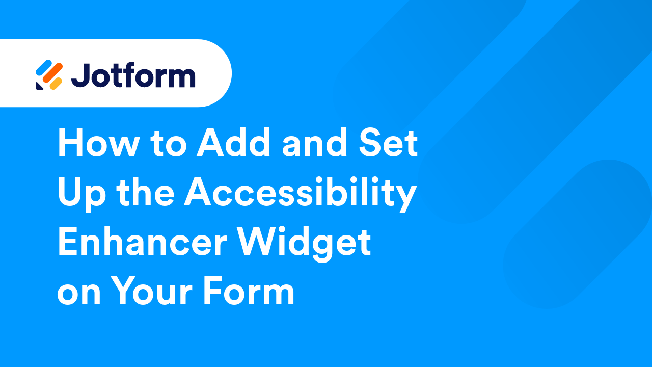 Jotform Widgets
