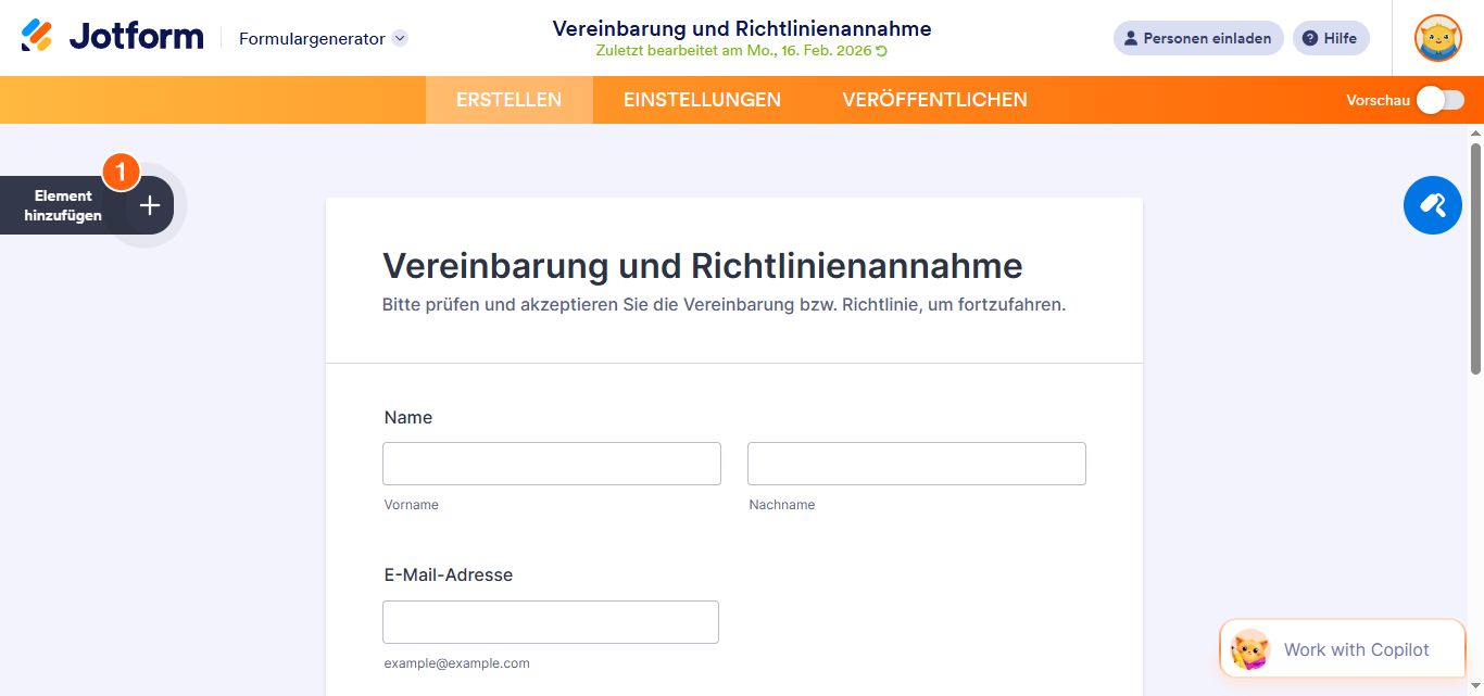 So fügen Sie den Loom-Videorecorder zu Ihrem Formular hinzu Image-1