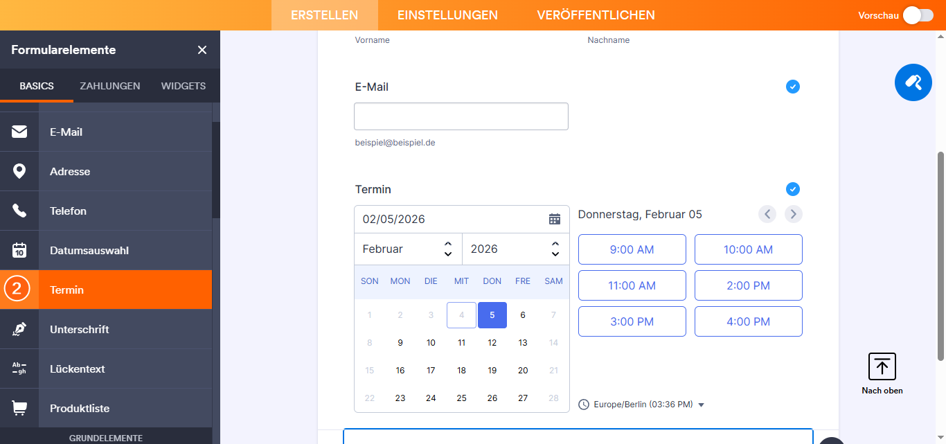 Wie Sie das Calendly Widget hinzufügen und einrichten Image-2