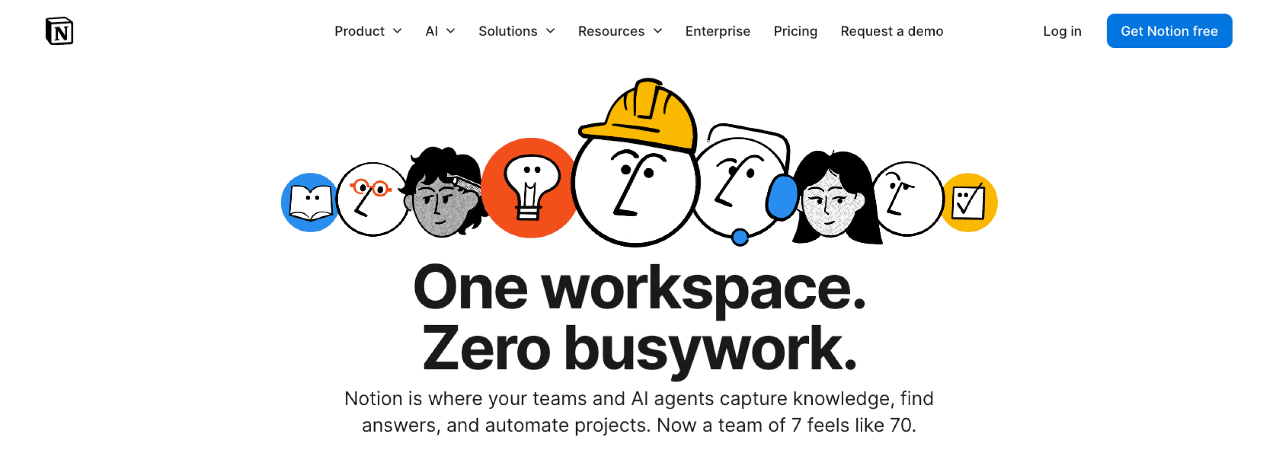 Notion Landing Page