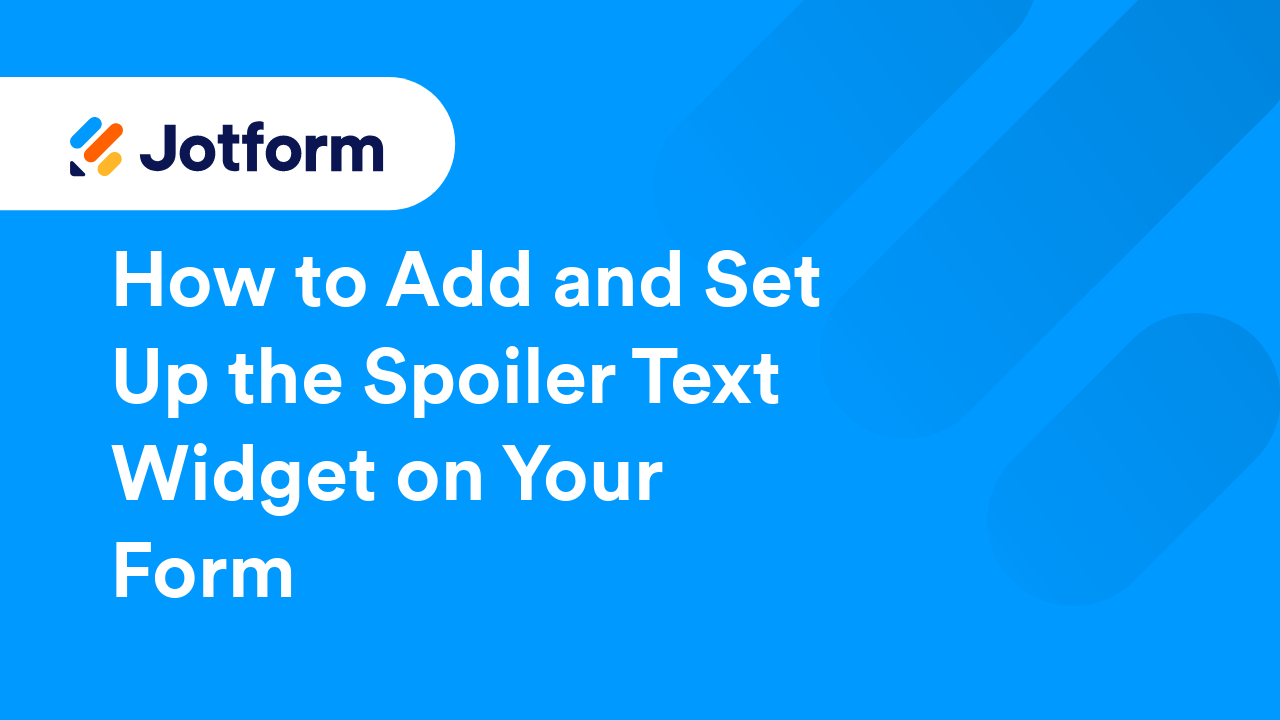 Jotform Widgets