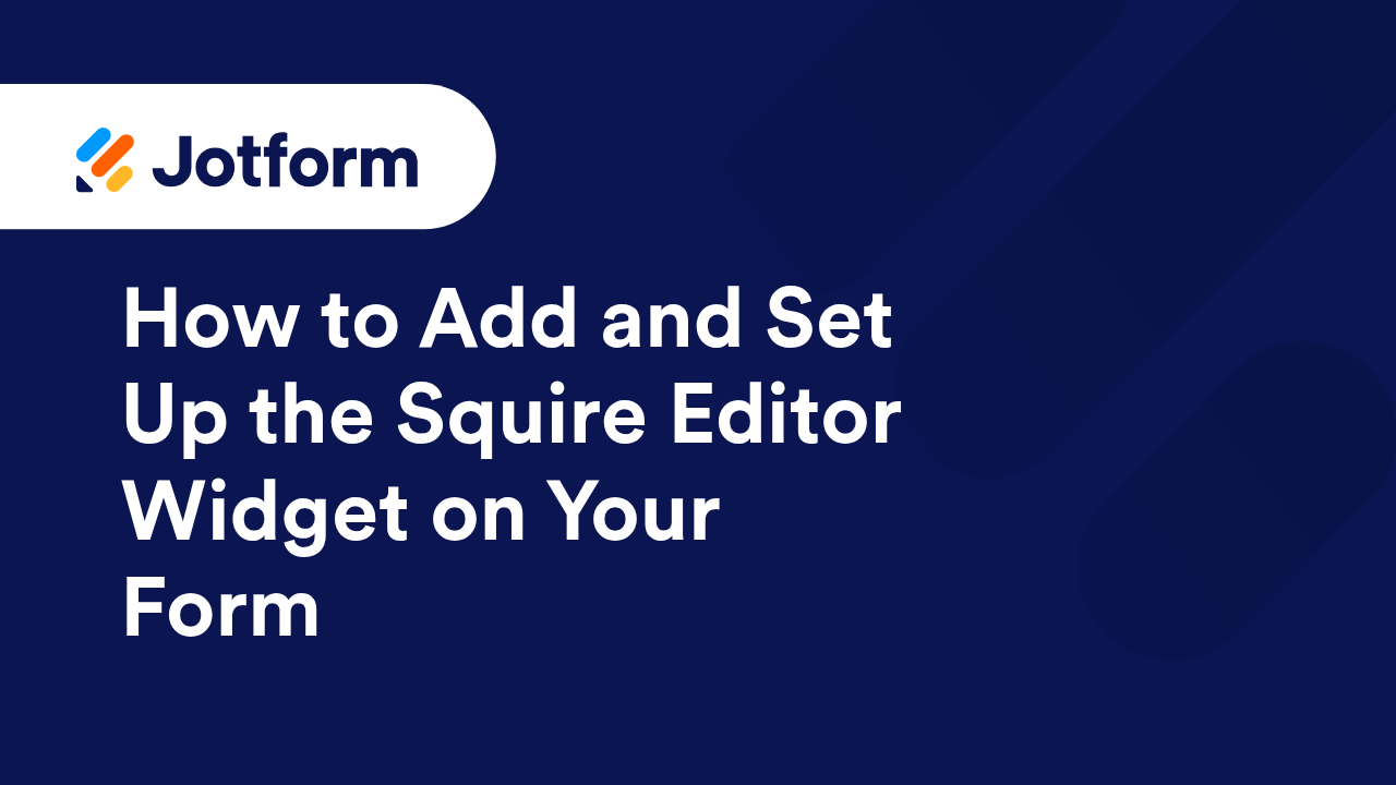 Jotform Widgets