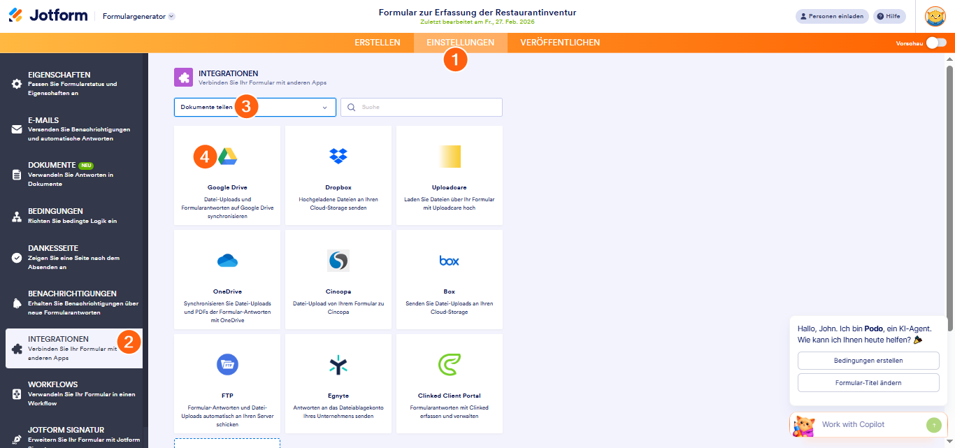 So speichern Sie das Original-PDF von Smart PDF Forms in Cloud-Diensten Image-1