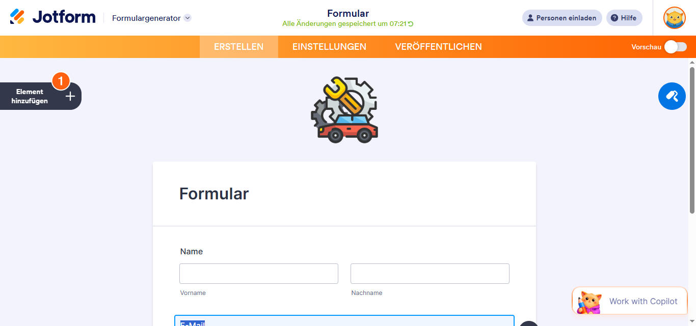 Hinzufügen des Facebook-Folgen-Widgets zu Ihrem Formular Image-1