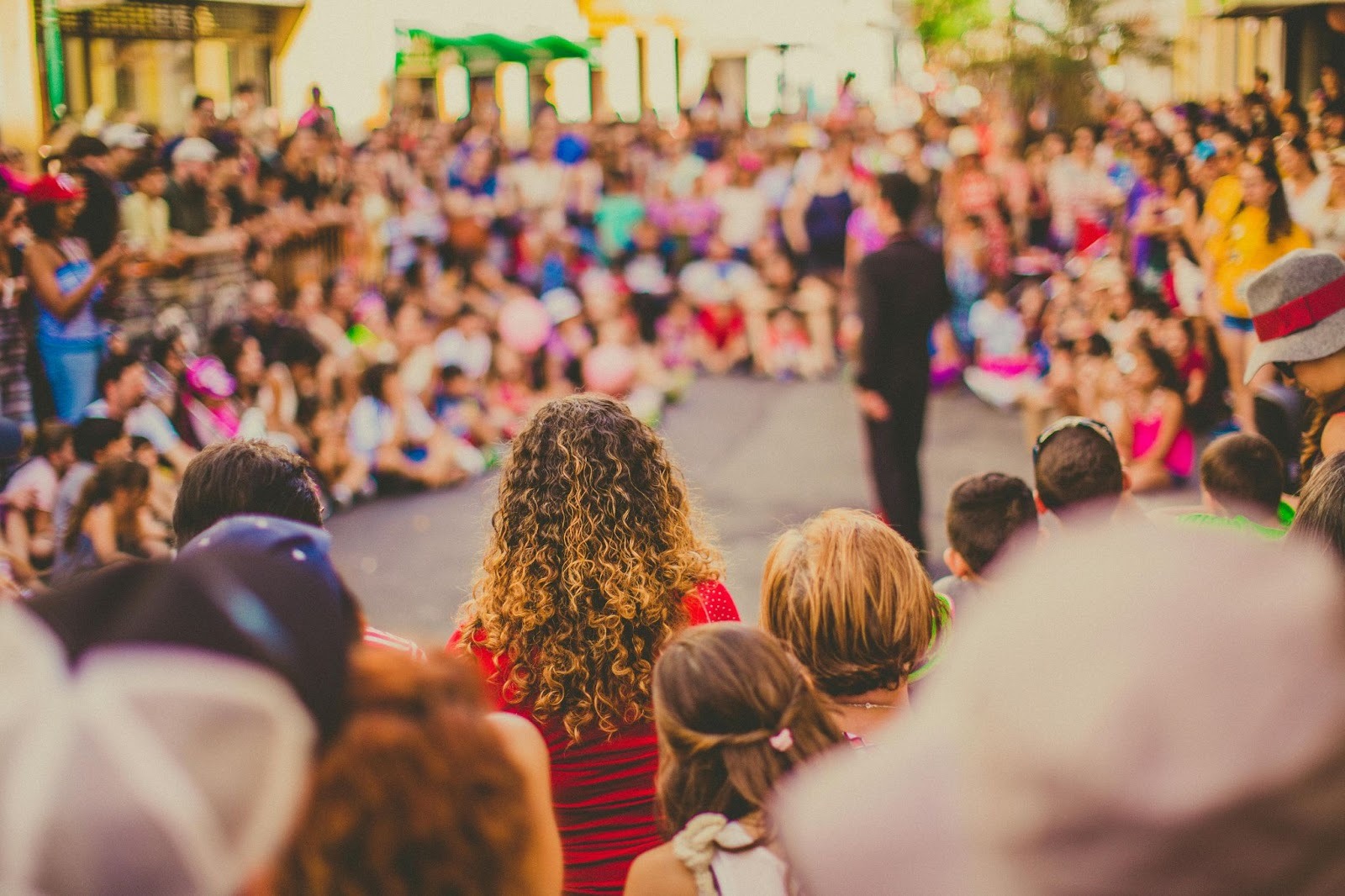 People Watching a Live Performance