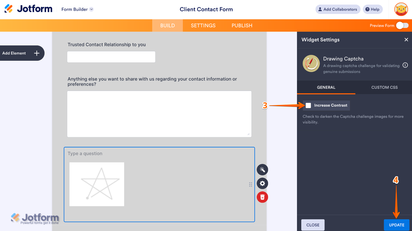 How to Add and Set Up the Drawing Captcha Widget on Your Form Image-1