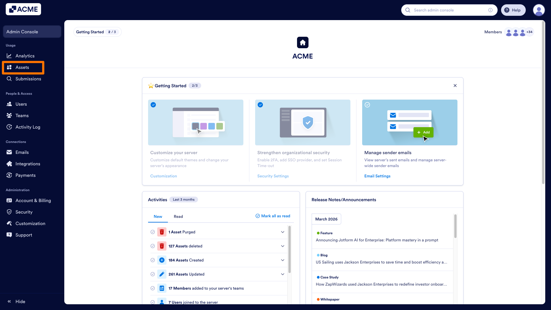 How to Enable or Disable AI-Generated Form Template Creation Organization-wide from the Admin Console Image-1