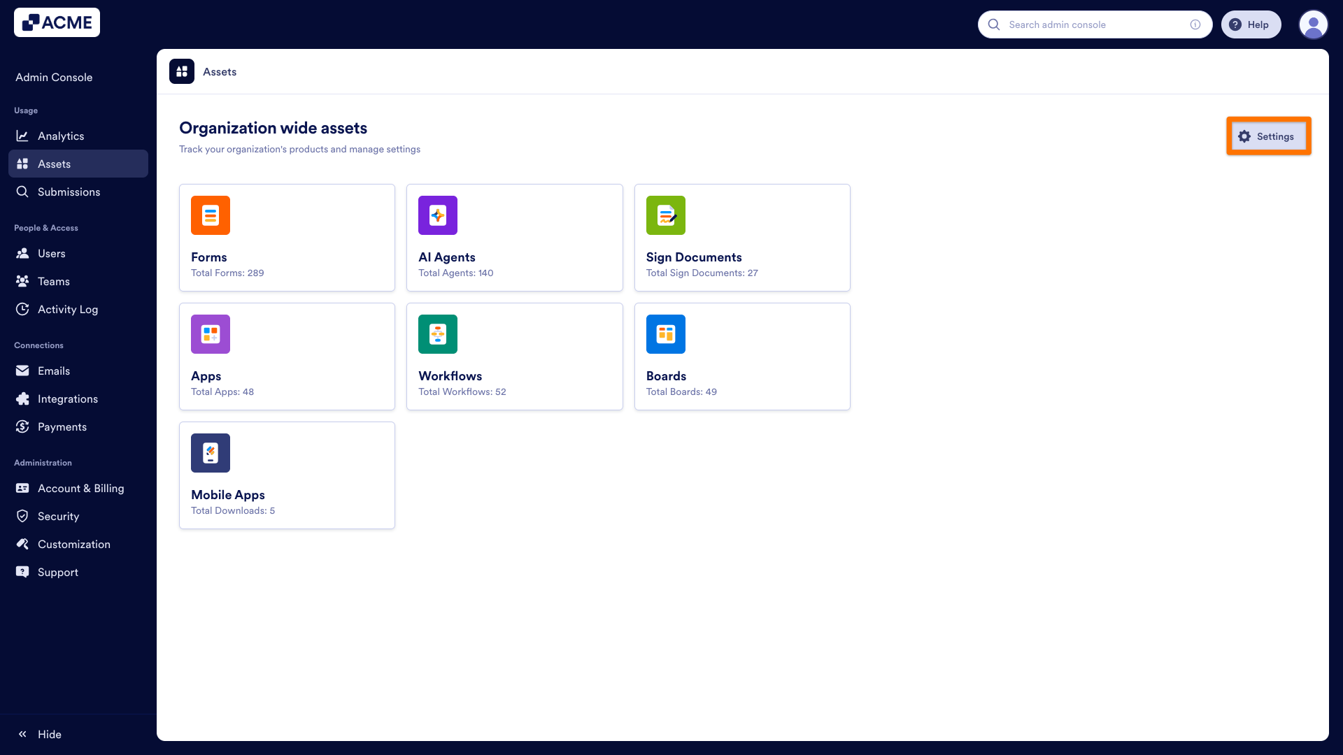 How to Enable or Disable AI-Generated Form Template Creation Organization-wide from the Admin Console Image-2