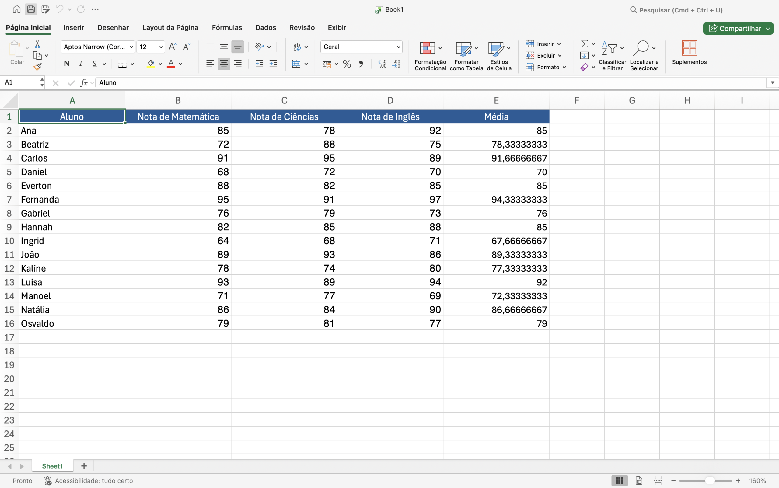 Como calcular desvio padrão no Excel Image-1