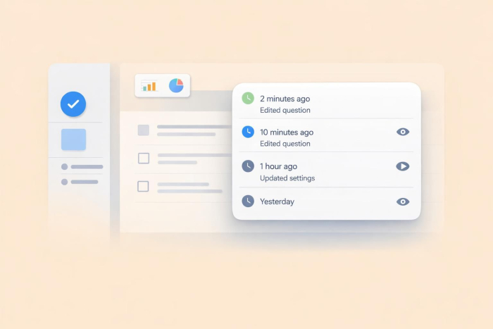 How to check version history in Microsoft Forms
