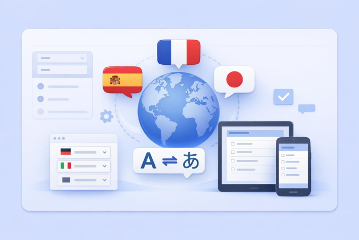 How to translate Microsoft Forms into different languages