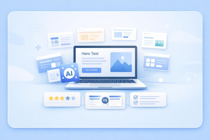 7 best AI landing page generators in 2026 (ranked & compared)