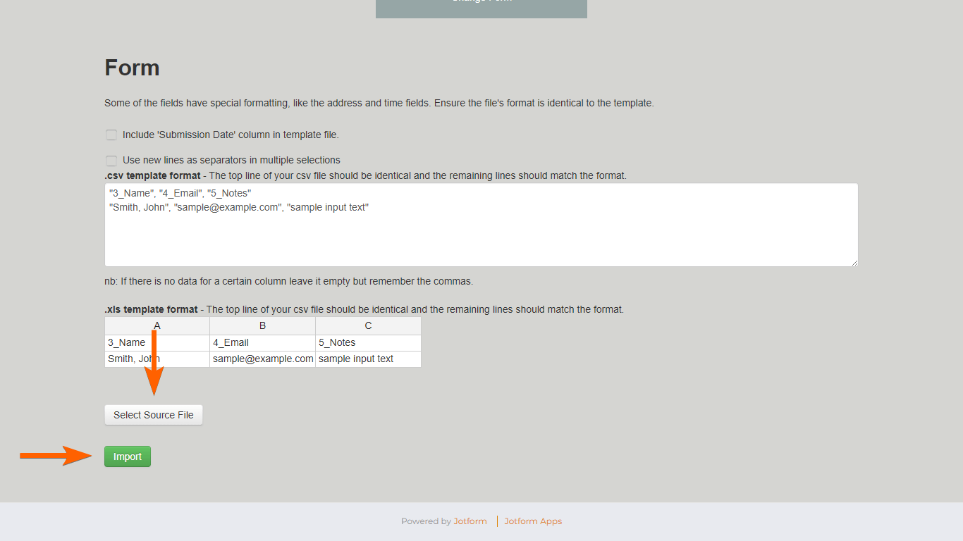 استيراد البيانات: استورد بيانات Excel أو CSV بسهولة إلى Jotform Image-4