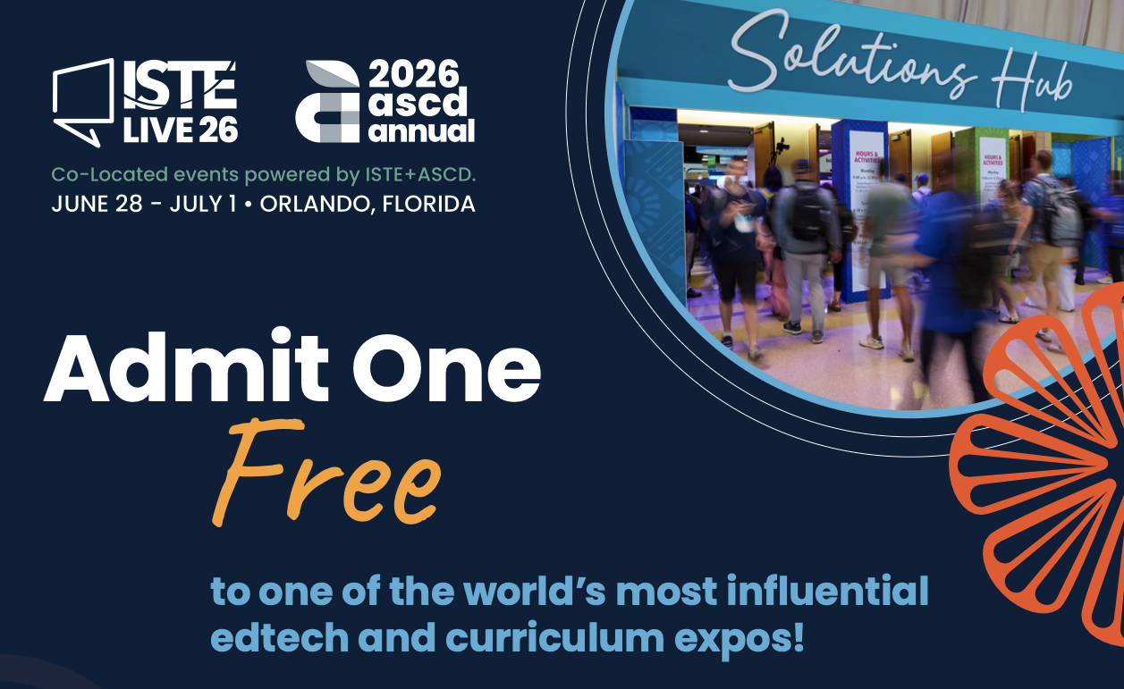 Banner of ISTELive 26 and ASCD Annual 26 Conference in Orlando