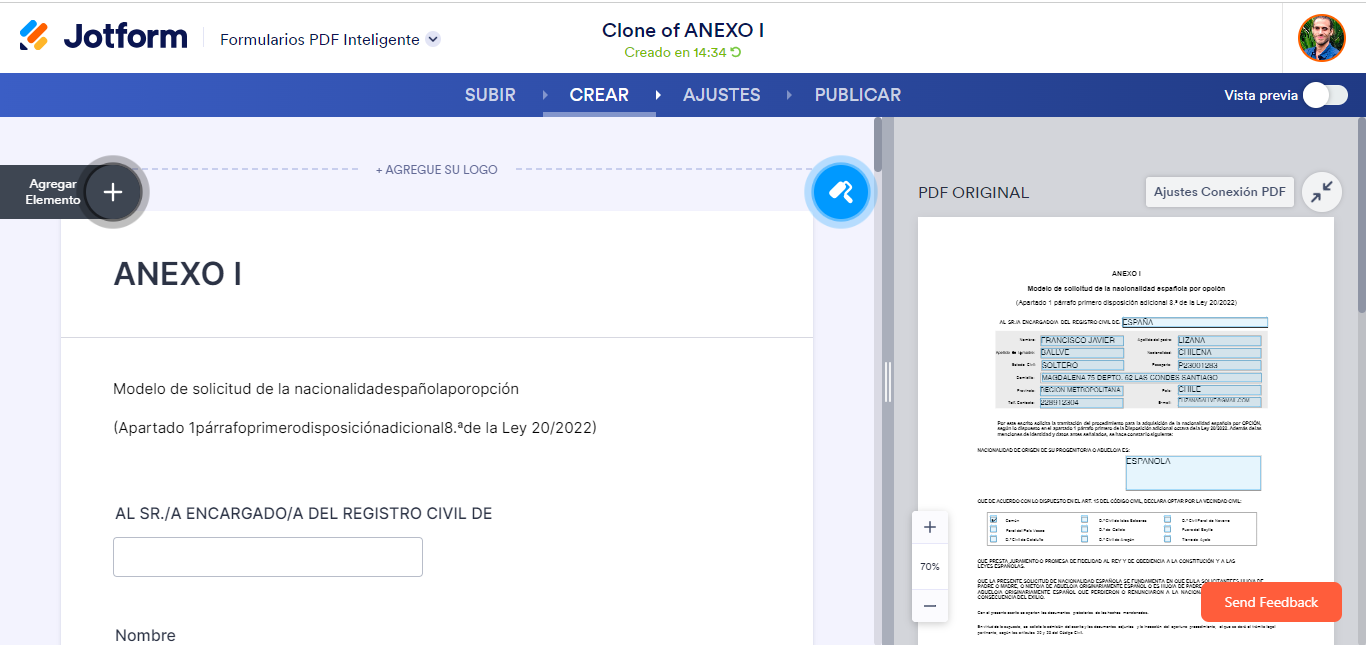 ¿Cómo puedo modificar un formulario PDF rellenable existente? Image 2 Screenshot 41