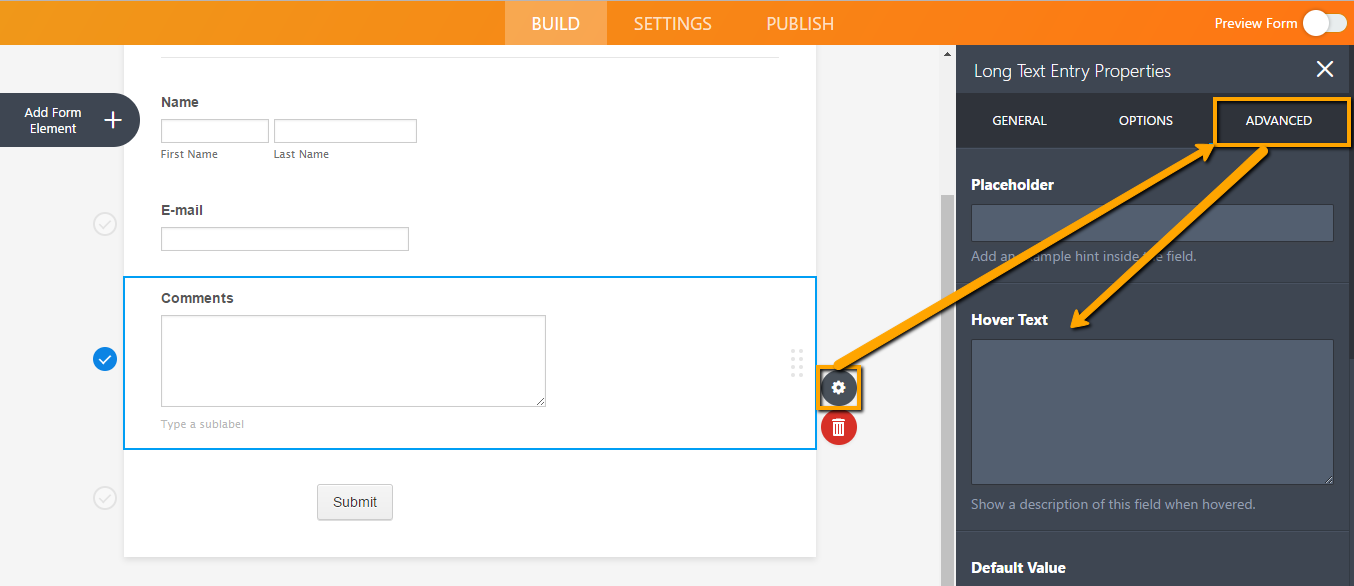 How can I add hover text? Image 1 Screenshot 20