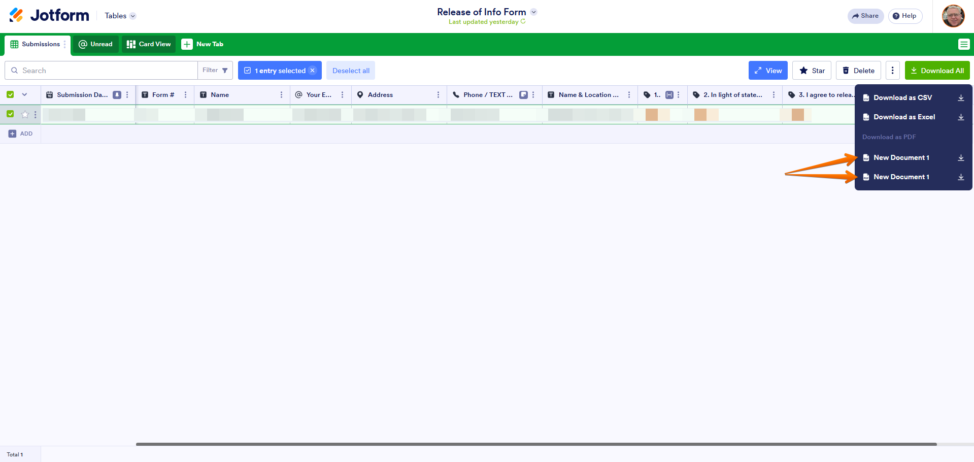 How do I download a completed form as PDF Image 1 Screenshot 40