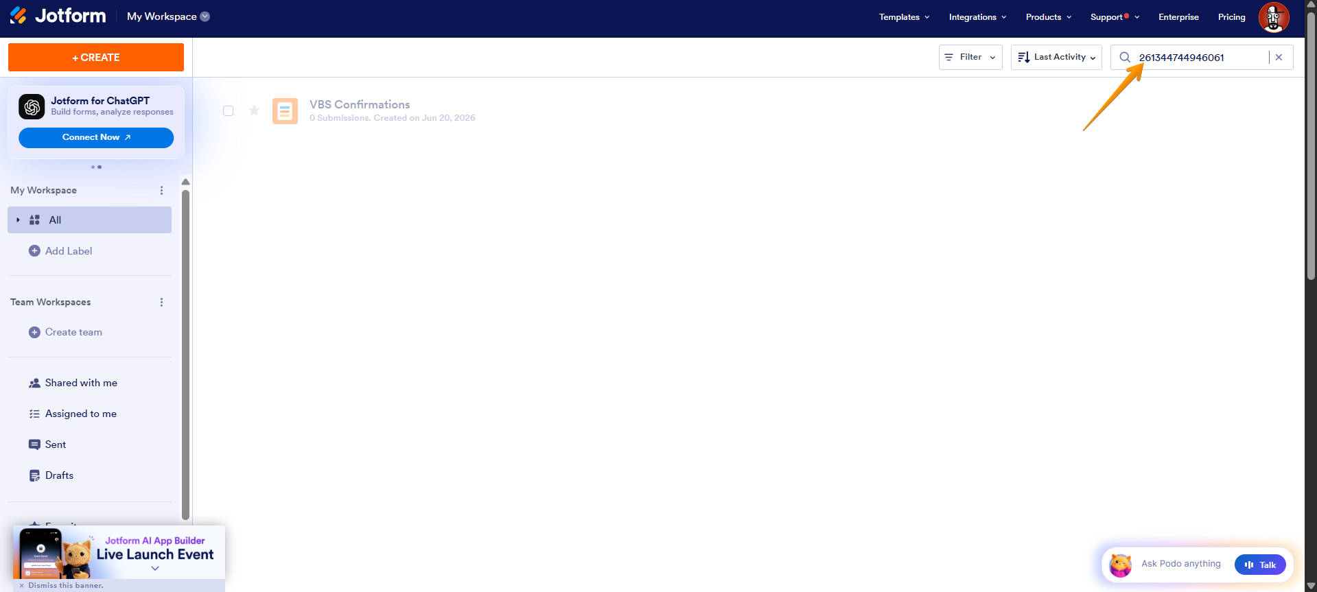 Jotform Tables downloading old PDF mapping after deleting/recreating PDF Editor document Image 2 Screenshot 51