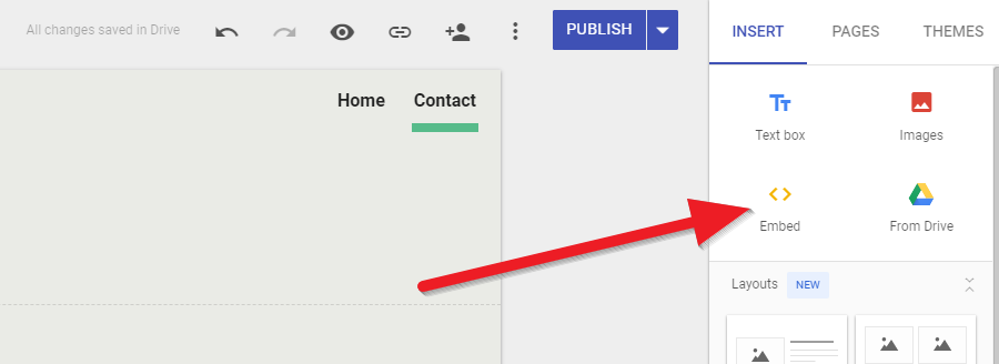 Bagaimana Cara Menyematkan Formulir ke Situs Google Baru? Image-1