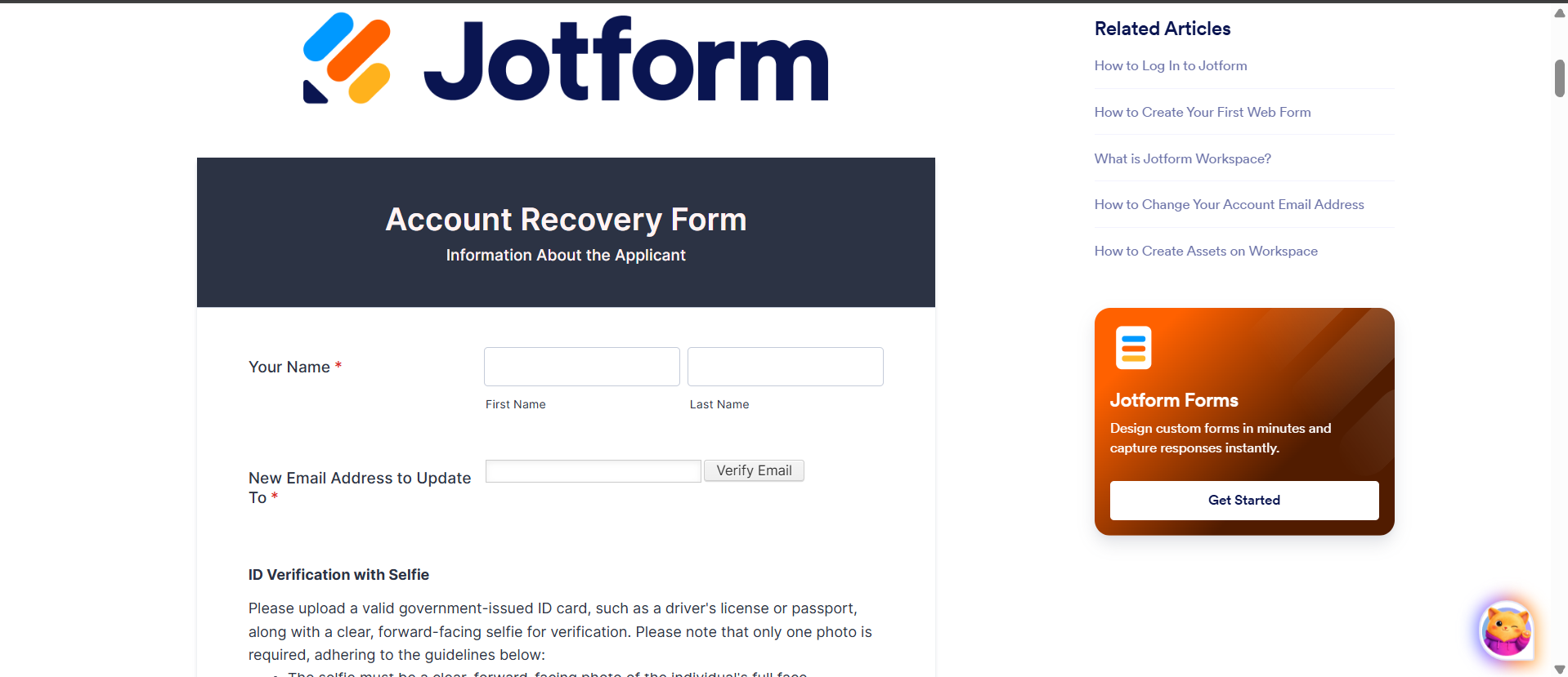 
Account Recovery Form: Error Failed to Fetch Data from Server
Image-1
