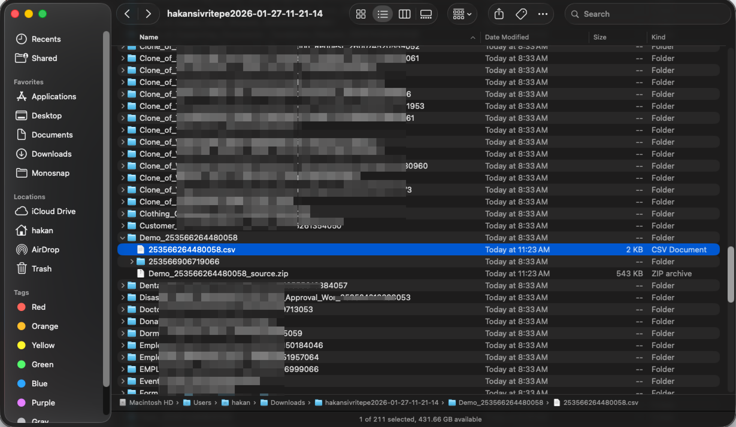 Data export: Unable to retrieve Excel details from forms Image 1 Screenshot 20