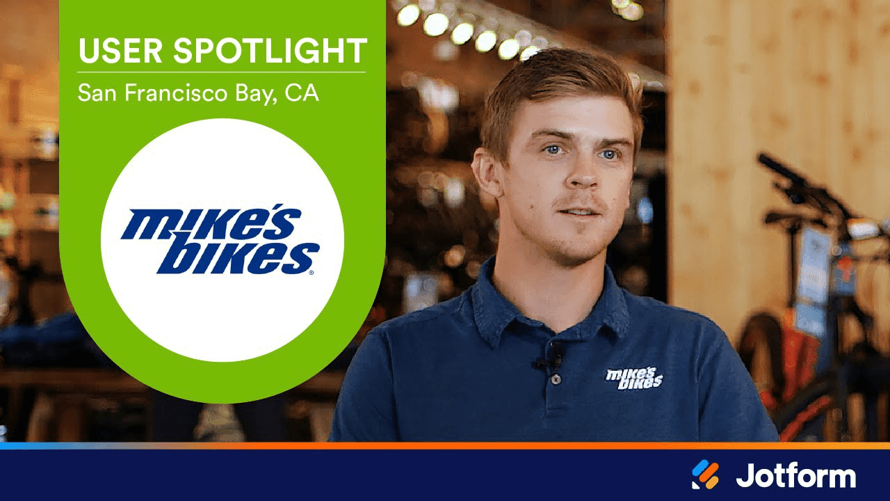 How Mike’s Bikes uses Jotform to drive sales