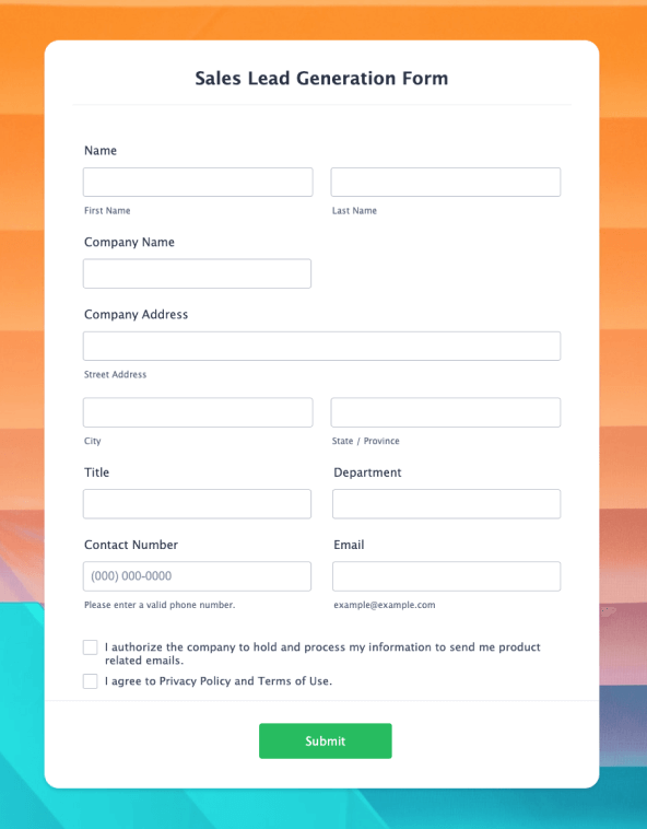 Template sales-lead-generation-form-private-1